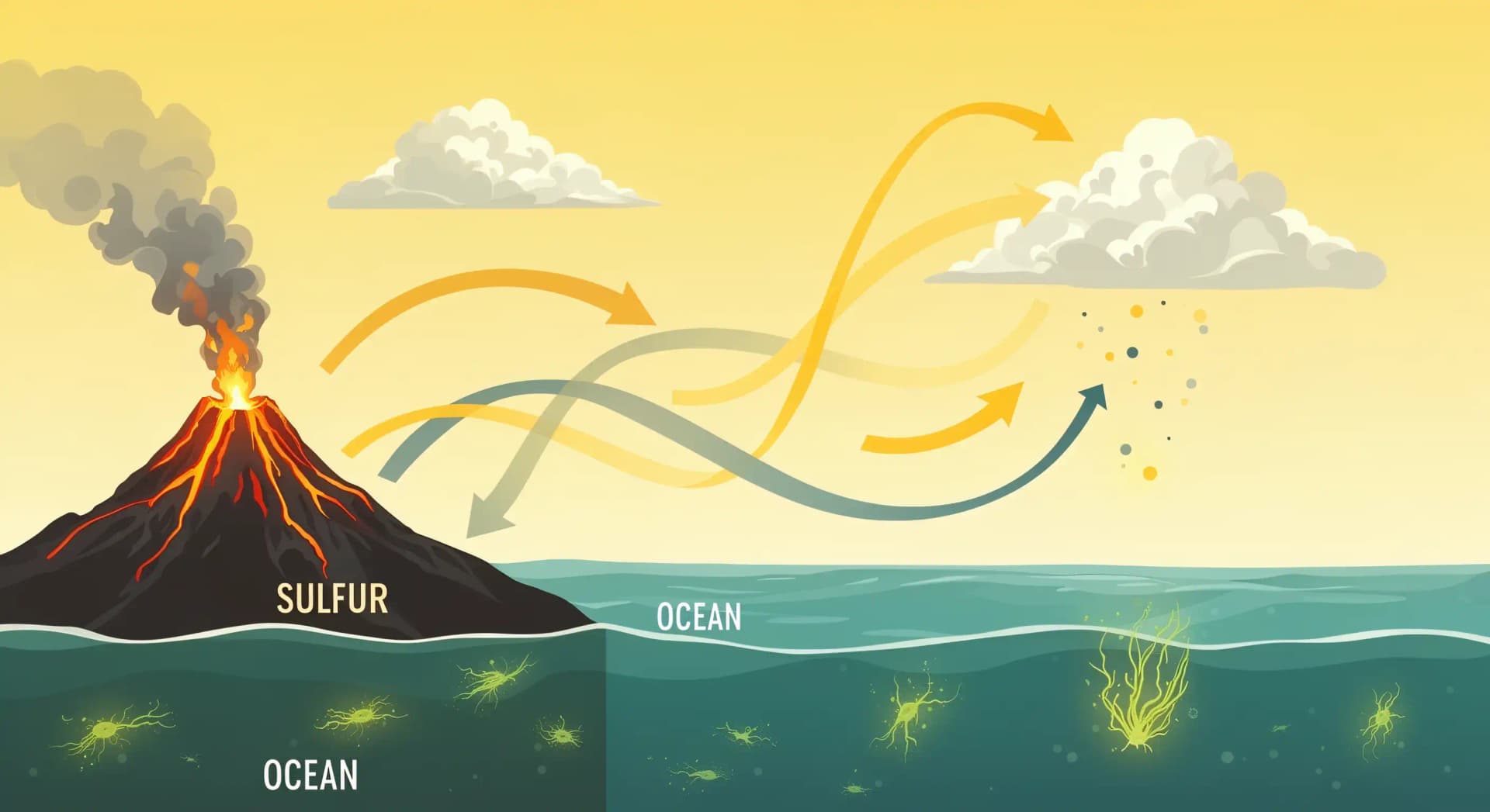 Cycle du soufre : le 4e grand cycle, océan et atmosphère