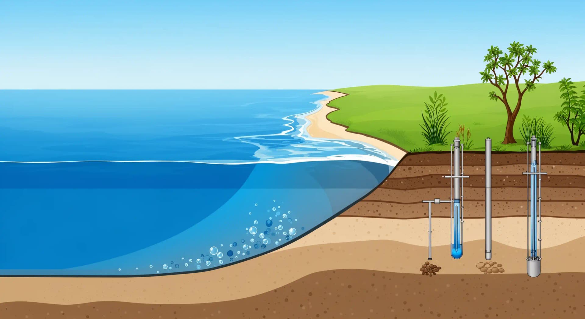 Intrusion saline : quand la mer empoisonne nos nappes